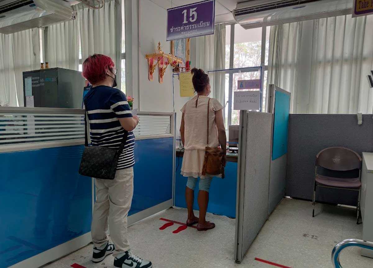 Land transportation department of Banglamung (оплачиваем изготовление водительских прав)
